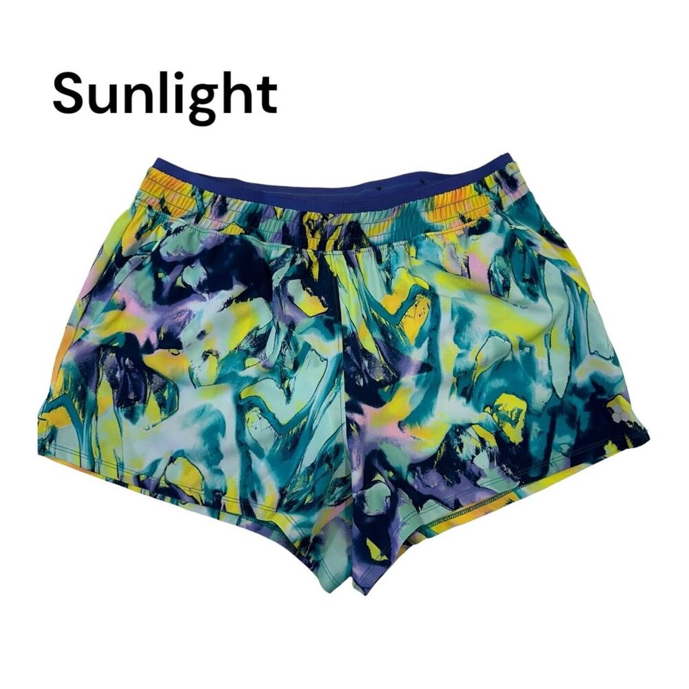 Tek Gear Women’s Size L Blue/Green Sport Shorts - size runs more like a Medium